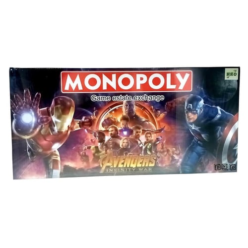 Family Board Game Monopoly Avengers Permainan Keluarga - Kids Toys