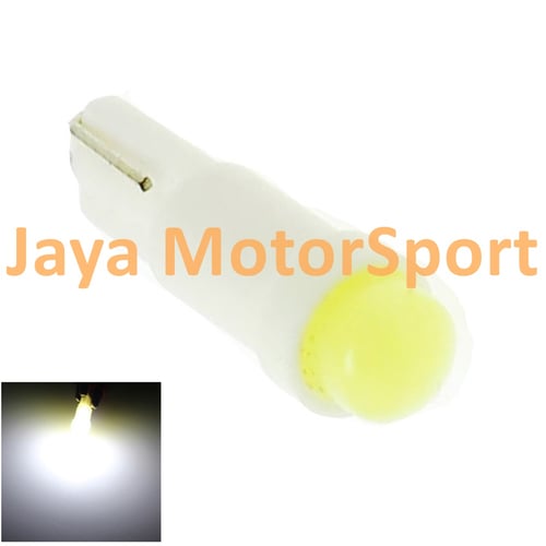 JMS - Lampu LED Mobil / Motor / Speedometer / Dashboard T5 Ceramic 1 SMD  - White