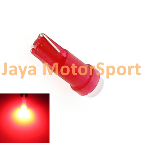 JMS - Lampu LED Mobil / Motor / Speedometer / Dashboard T5 Ceramic 1 SMD  - Red