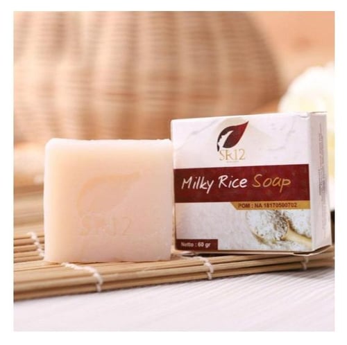 Sr12 Skin Care Milky Rice Soap Susu Beras Sabun Wajah 60 gr