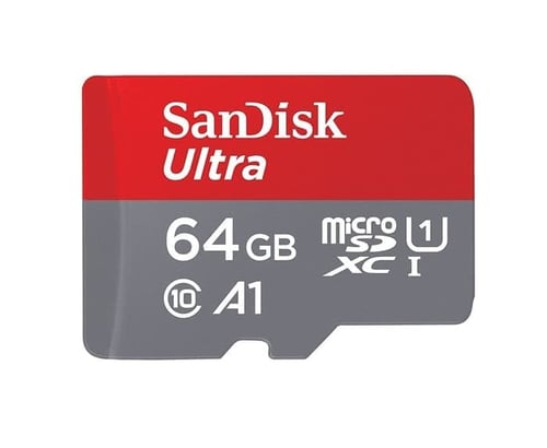 Sandisk MicroSD Ultra 100MB/S 64GB Class 10 UHS-1 - SDSQUAR-064G A1