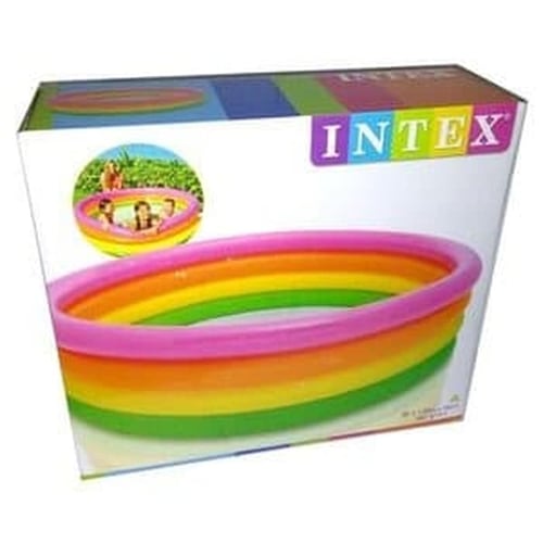 Kolam Renang Pelangi INTEX Glow Swimming Pool 168 x 46 - Kids Toys