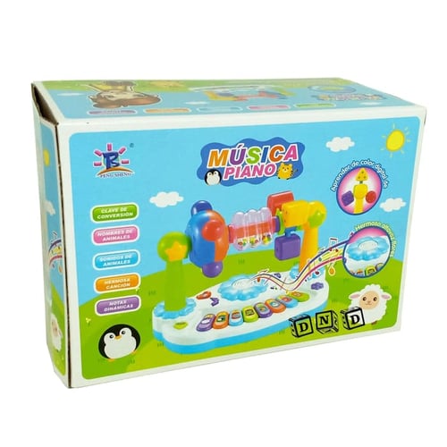 Musical Piano Fun Rattles Music Lampu 969-2 - Baby Toys
