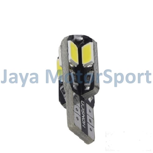 JMS - Lampu LED Mobil / Motor / Senja / Kabin T10 / Wedge Side Canbus 8 SMD 5730 - White