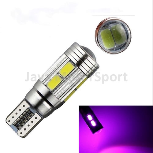 JMS - Lampu LED Mobil / Motor / Senja T10 / CANBUS 10 SMD 5730 Alloy Housing - Pink