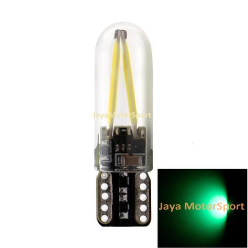 JMS - Lampu LED Mobil / Motor / Senja / Sein / T10 W5W Canbus Glass COB 30 SMD - Green