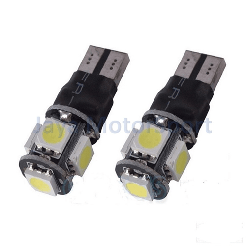 JMS - Lampu LED Mobil / Motor / Senja T10 5 SMD 5050 Strobe Flash 2 Modes (Strobo) - Yellow