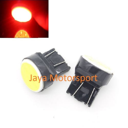 JMS - Lampu LED Mobil / Motor Senja / Wedge Side T20 7443 12 COB LED 1.5W - Red