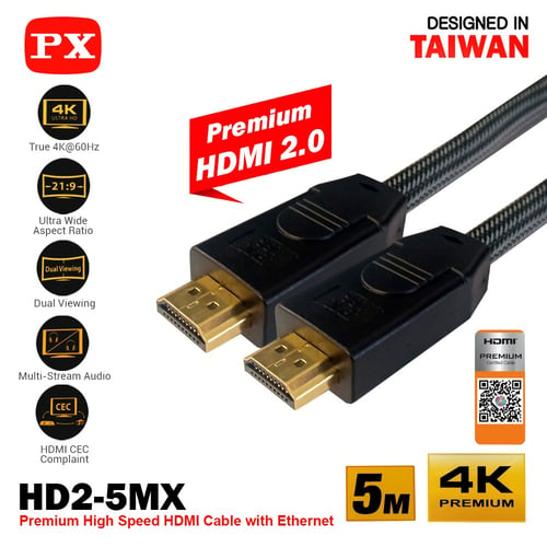 PX 4K HDMI Cable Premium HD2-5MX