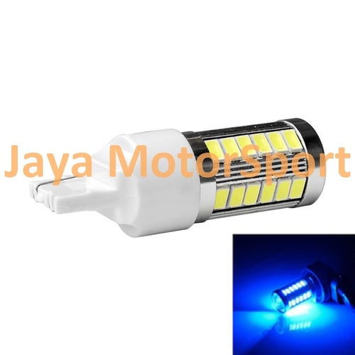 Lampu LED Mobil / Motor 7440 T20 33 SMD 5730 Blue