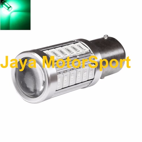 JMS - Lampu LED Mobil / Motor / Bayonet S25 1157 / BAY15D 33 SMD 5730 - Green