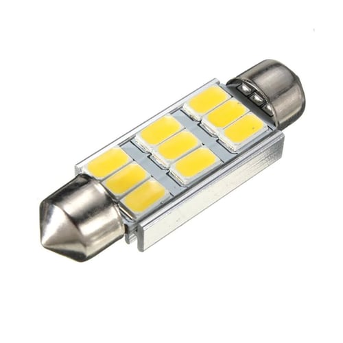 JMS Lampu LED Mobil Double Wedge Canbus 9 SMD 5630 41 mm - White