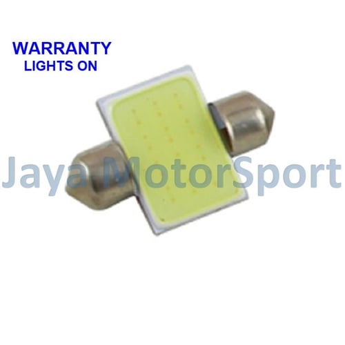 JMS - Lampu LED Mobil Kabin / Plafon / Festoon / Double Wedge COB 12 SMD 31mm - White