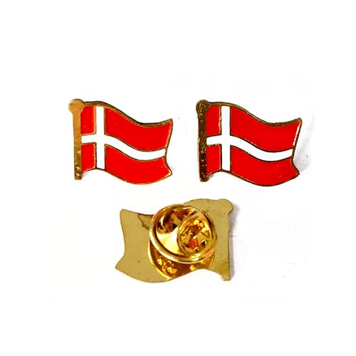 Pin Bendera Denmark - Flag Pin Denmark