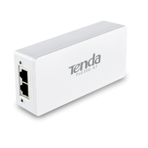 Tenda PoE30G-AT PoE Injector delivers up to 30W output power per port