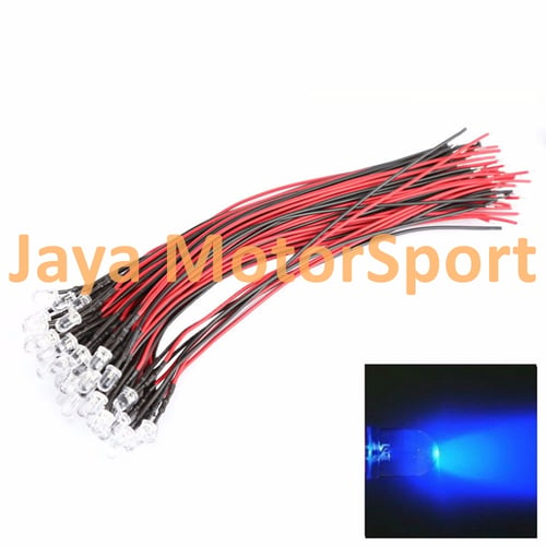 JMS - Lampu LED Mobil / Motor / Eagle Eye DRL Daytime 5mm - Blue 2Pcs / Set