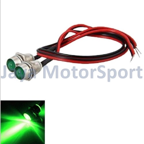 JMS - Lampu LED Mobil / Motor / Eagle Eye DRL Daytime 7.5mm - Green (2 Pcs / Set)