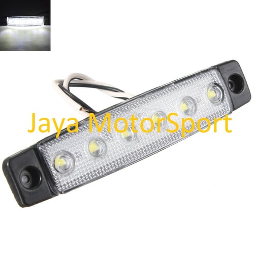 JMS - Lampu LED Daytime Running Light / DRL Mobil / Motor Plasma / 6 LED SMD - White