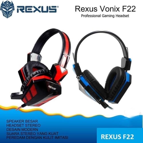 Headset Gaming Rexus F22 F 22 F-22 Headphone