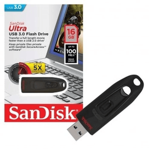 Flashdisk Sandisk Ultra 16gb 100Mbps CZ48 USB 3.0 garansi