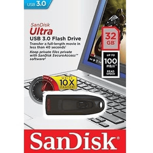Sandisk 32GB Flashdisk Ultra USB 3.0 - 32 GB Flash San Disk Drive