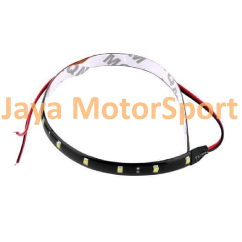 JMS - Lampu LED Daytime Running Light / DRL Mobil / Motor 15 SMD 5050 30cm White