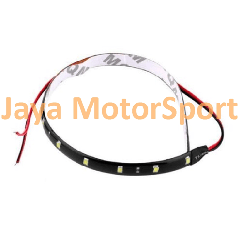 JMS - Lampu LED Daytime Running Light / DRL Mobil / Motor 15 SMD 5050 30cm Warm White