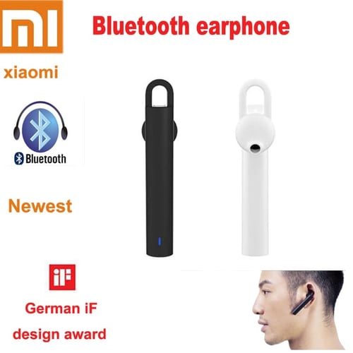 Handsfree Bluetooth XIAOMI V4.1 Original Earphone Wireless Headset ORI - Hitam