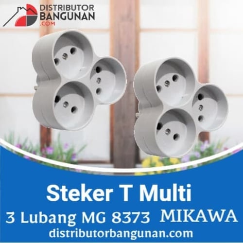 Steker T Multi 3 Lubang MG 8373 MIKAWA