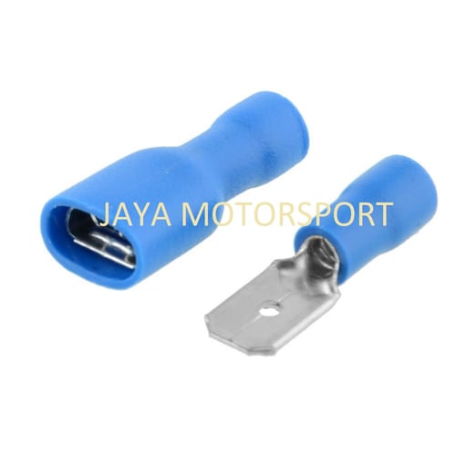 JMS - Male Female Connector Cable Plug 1 Pin Blue Connector