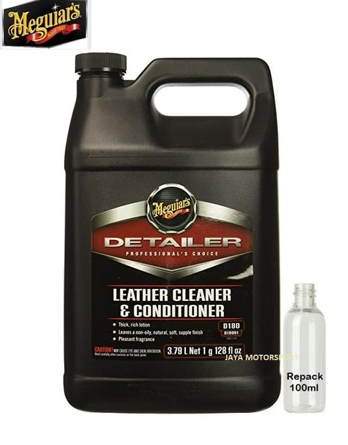 D18001 Meguiars Leather Cleaner & Conditioner Pembersih & Pelindung Jok Mobil Repack