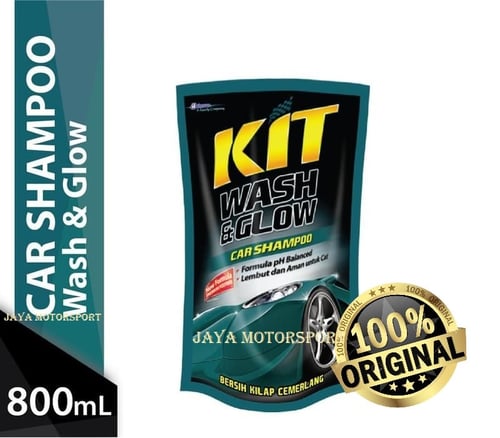 KIT Wash and Glow Shampoo Mobil / Motor Pouch