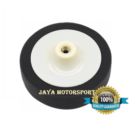 M14 Rotary Backing Pad 5 inch with Soft Buff Foam Finishing Pad / Busa Poles Mobil 6 inch- Black