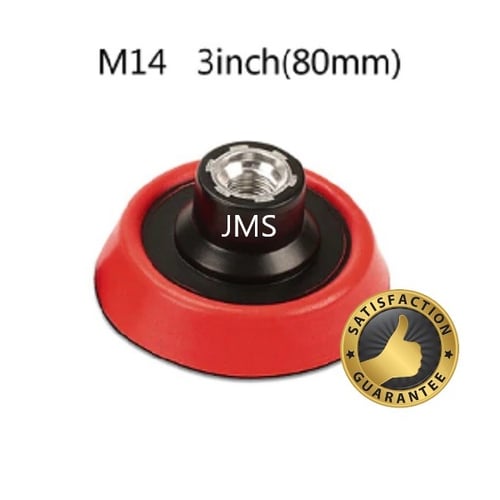 M14 Rotary Polisher Backing Plate / Back Up Pad / Sanding Pad 3 inch Velcro High Quality Soft Edge