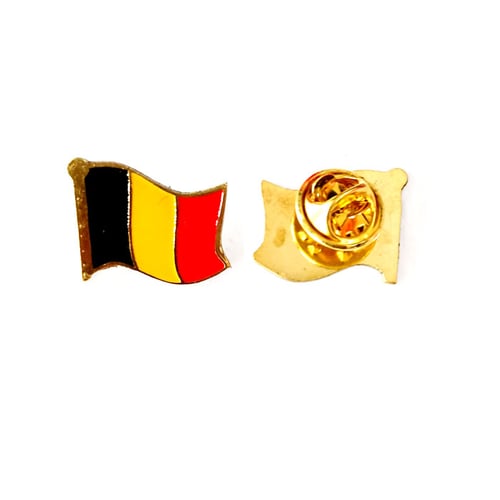 Pin Bendera Belgia - Flag Pin Belgium