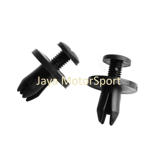 JMS - Bumper Push Pin Clip 6mm - Plastic (5 Pcs/Set)