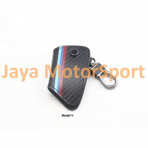 JMS - Carbon Fibre Car Key Holder Wallet for BMW - Model Strip V