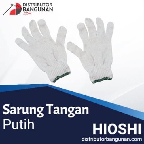Sarung Tangan Putih HIOSHI