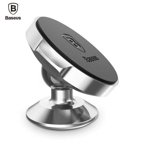 Baseus Tempat Handphone Magnetic Phone GPS Holder Universal - Silver