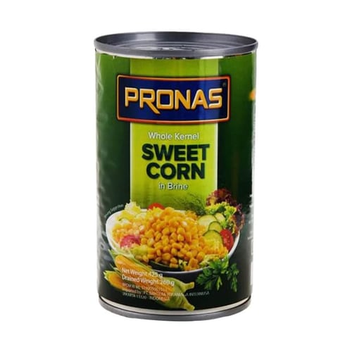Pronas Whole Kernel Sweet Corn 425 Gr