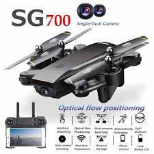 Quadcopter Drone Selfie WiFi Dual Camera 2MP With Remote - SG700