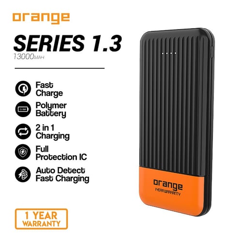 Orange Series 1.3 Powerbnak 13000mAh real Capacity