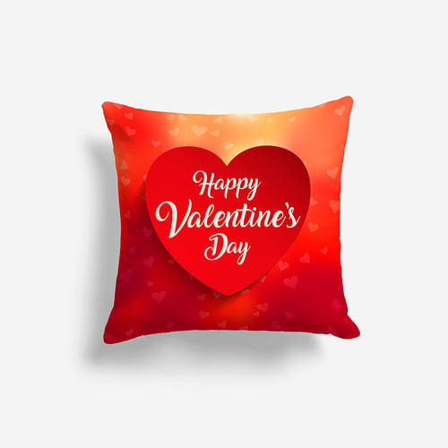 Bantal Kursi Sofa / Travel Motif Valentine Ukuran 40x40 Cm