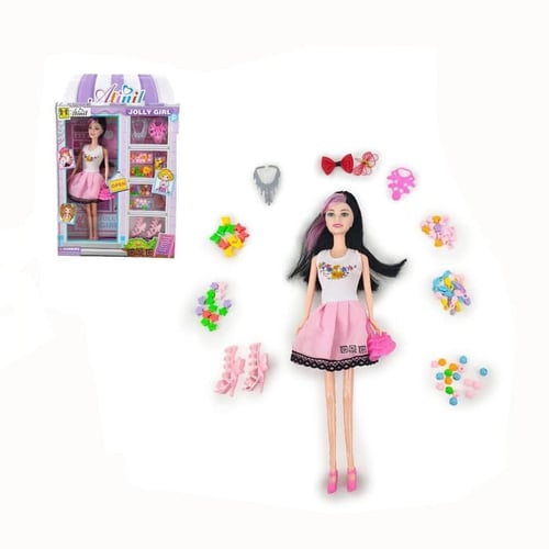 Jolly Girl Barbie Assesoris Beauty Karet WX662 - Kids Toys
