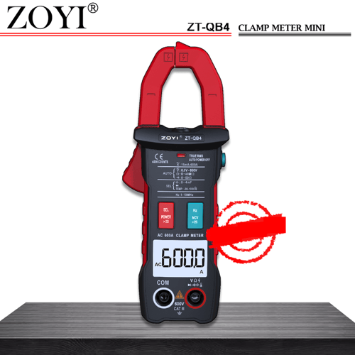 ZOYI ZT-QB4 Smart Clamp Meter With Capacitance Temparature Suhu