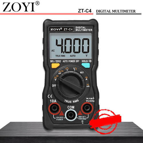 ZOYI ZT-C Auto Multimeter Digital Multitester Avometer Ori