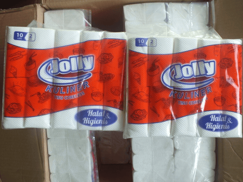 Tissue Jolly Coreless - Tissue Gulung - Tissue Roll - Jolly Coreless ISI 10 ROLL