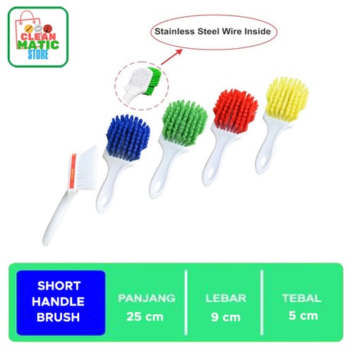 CLEAN MATIC Short Handle Brush