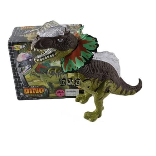 Dino Valley Dinosaur Lavasaur Robot Jalan Lampu NY011-B - Kids Toys