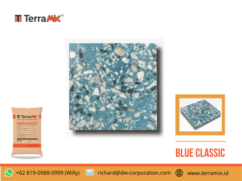 Terrazzo Tile - Blue Classic